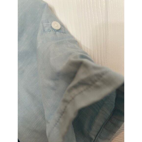 PATAGONIA Women's Chesser Island Chambray Dress Blue Size 2 - Picture 5 of 10